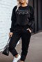 Unisex Perfectly Design Printed Crew Neck Sweatshirt - 2-Piece Tracksuit Set