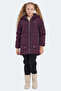 Camelia Girl's Hooded Purple Coat & Coat - 7