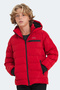 Captain Unisex Children's Hooded Inflatable Red Jacket & Coat