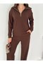 Thessaloniki Fabric Tracksuit Set Women | Knit Tracksuit Women | Zippered Comfortable Fit Set - 7