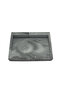 Gray and White Patterned Notched Soap Dish - 3