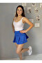 High Waist Comfortable Fabric Shorts Skirt - 2