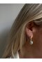 Steel Gold Evil Eye Earrings - 2