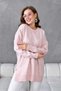 Basic Oversized Midi Length Crew Neck Knit Sweater Aw25Kz0089 - 6