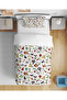 New Year Christmas Themed 3D Digital Printed Single Duvet Cover Set Sleeping Set