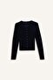 Fitted Crew Neck Ribbed Cardigan G2806Ax25Au - 4