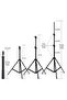 Photography Softbox Lighting Kit with 3pcs 135W Bulbs Softboxs and Carry Bag - 6