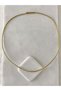 Gold Color Flexible Rope Cord Bracelet – Magnetic Clasp Stylish Necklace & Bracelet, Dual-Use Jewelry - 3