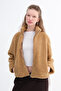 Zippered Plush Coat H11714 - 2