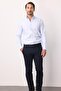 Men's Navy Blue Cotton Dynamic Fit Trousers – Casual and Stylish