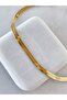 Gold Color Heart Detailed Snake Chain Women's Bracelet – Stylish Elegant Thin Adjustable Accessory - 2