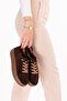 Genuine Leather Daily Comfortable Rubber Laced Casual Shoes In.525 Brown Suede - 2