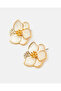 Women Gold Embellished Earrings
