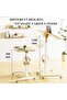 ETHU Portable Mobile Standing Desk, 0–90° Tilt & 76–110cm Height Adjustable, Rolling Podium Sta - 4