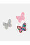 Girls Assorted Embellished Earrings Set (3 Pairs) - 2