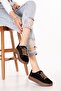 Genuine Leather Daily Comfortable Rubber Laced Casual Shoes In.525 Black Suede - 4