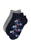Women's 3-Piece Booties Socks 50317990-Vr033
