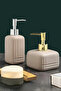 Gold Liquid Soap Dispenser Pump |   Replacement Cap for Shampoo, Shower Gel and Lotion Bottles 2 Pieces - 8