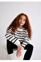 Logo Printed Loose Fit (Loose Fit) Girls' Sweatshirt