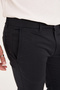 Men's Slim Fit Slim Fit Stretch Fabric Cotton Stretch Chino Canvas Trousers Navy Blue - 8
