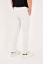 Men's Slim Fit Slim Fit Stretch Fabric Cotton Stretch Chino Canvas Trousers Stone - 7