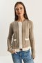 Women's Mink Pleated Detailed Hair Knitted Sweater Th251007 60283835 - 2