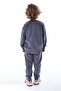 Embossed Lettering Soft Tracksuit Set 2 Yarns – Comfortable and Soft Fabric - 3