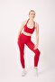 Aura model high waist gathering detail seamless leggings - 4