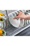 2 Tier Stainless Steel Dish Drying Rack with Removable Drain Board - 2