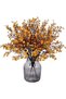 Momkids 6 Pcs Faux Baby's Breath Artificial Gypsophila Bouquet (Orange)