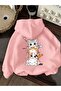 Graphic Printed Hooded Sweatshirt – Long Sleeve, Comfortable Loose Fit - 4