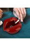 Creative Ceramic Cigarette Ashtray - Lips Style (Dark Red) - 5