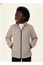 Women's Cream Water and Windproof Hooded Lightweight Daily Use Casual Raincoat Windbreaker - 4