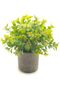 OFRANK Artificial Potted Plants with Flowers (Set of 3, White/Yellow/Purple) - 4