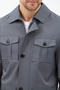 Fred Men's Anthracite Italian Cut S Slim Fit Spring-Autumn Trench-Coat-Coat - 2