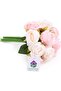 12pcs Artificial Rose Fake Silk Plants (Cream White) - 8