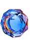 Kaforise Crystal Cigarette Ashtray, Colorful Pattern Tabletop (Bling Bling 01)