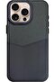 iPhone 16 Pro Max Leather Card Case with 1-2 Card Holder (Dark Blue) - 7