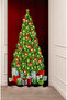 Christmas Pine Tree Christmas Tree Snow New Year Christmas Patterned Specially Designed Digital Printed Background Curtain