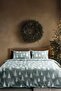 Cotton Collection Winter Flannel Double Duvet Cover Set Evergreen