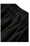 Women's Black Sweatpants - Waist-Tieable, Suitable for Daily Use, Comfortable Fit, Washable Fabric - 5
