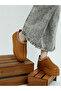 Women Embroidered Platform Classic Slip-On in Tan - 2