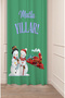 Christmas Pine Tree Christmas Tree Snow New Year Christmas Patterned Specially Designed Digital Printed Background Curtain