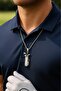 Stainless Steel Men's Golf Bag Pendant for Golf Enthusiasts - 4