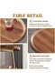 Round Side Table 3-Tier Storage Metal Small Coffee Table - 3