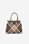 Khaki - Brown Plaid Women's Handbag Sp1098 - 3