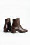 Women's Genuine Leather Boots Brown - 4