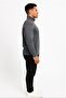 Men's Smoked Diver Fleece-Lined Tracksuit Suit-T1290 - 2