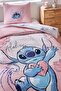 Licensed Fitted Sheet Single Children's Duvet Cover Set-Stitch Aloha Pink - 2