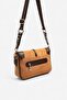 Taba - Brown Suede Women's Crossbody Bag Sp1182 - 4